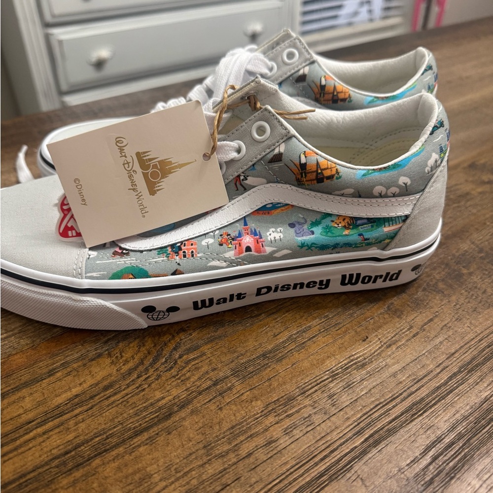 Disney Gray Sneakers with Whimsical Design